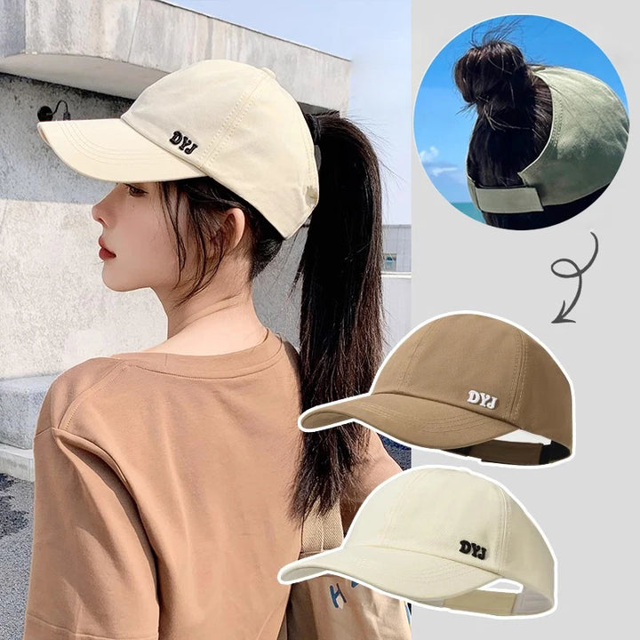 Summer Long Brim Sunhat Women Sun Hats Foldable Adjustable